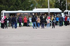Проводы земляков, призванных в ряды Вооруженных Сил Российской Федерации в рамках частичной мобилизации
