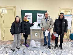 Жители района продолжают голосование на выборах президента РФ