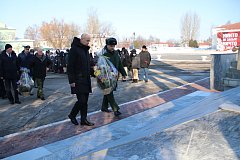 Торжественный митинг в Татищево в честь Дня защитника Отечества