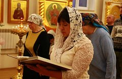 Торжественное богослужение в храме Казанской иконы Божией Матери р.п.Татищево