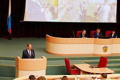 Глава Татищевского района принял участие в депутатских слушаниях
