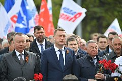 В парке Победы почтили память павших в Великой Отечественной войне саратовцев 