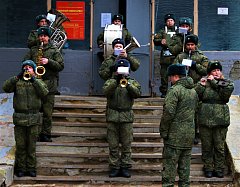 Проводы земляков-добровольцев в ряды Вооруженных Сил Российской Федерации