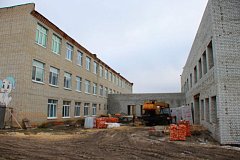 Выездное совещание на строительной площадке школы с.Мизино-Лапшиновка