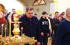 Торжественное богослужение в храме Казанской иконы Божией Матери р.п.Татищево