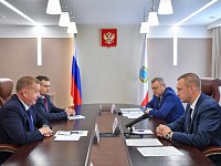 Роман Бусаргин провел встречу с руководством Нижне-Волжского бассейнового водного управления
