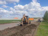 В Татищево началась реконструкция участка ул.Лапшова