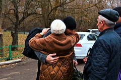 Проводы земляков-добровольцев в ряды Вооруженных Сил Российской Федерации