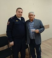 Представителям Общественного совета  при отделе МВД России по Татищевскому району  вручены удостоверения