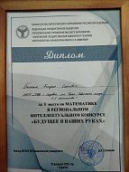 Учащиеся школы с. Вязовка стали победителями регионального конкурса по математике