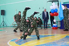 В р.п. Татищево состоялся финальный этап военно-спортивного конкурса "А ну-ка, парни!"
