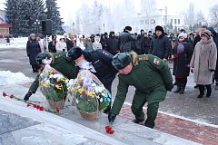 Торжественный митинг, посвященный Дню защитника Отечества
