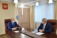 Губернатор Валерий Радаев провел встречу с главой Турковского района Алексеем Никитиным