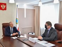 Губернатор Валерий Радаев провёл встречу с главой Балаковского района Павлом Петраковым