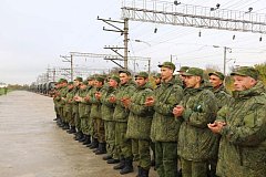 Проводы граждан, призванных в ряды Вооруженных Сил Российской Федерации в рамках частичной мобилизации