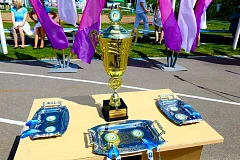 Торжественное открытие турнира на Кубок главы Татищевского муниципального района по пляжному волейболу среди смешанных команд