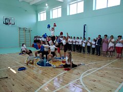 Открытие спортивного зала в с. Сокур