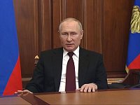 В обращении к россиянам 21 февраля Владимир Путин подчеркнул: наша страна имеет полное право защищать себя
