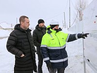 В Татищевском районе продолжается строительство автомобильного путепровода