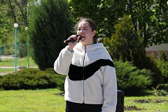 Торжественный митинг в р.п. Татищево в преддверии Дня Победы