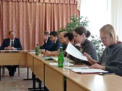 Выездное совещание на строительной площадке школы с.Мизино-Лапшиновка