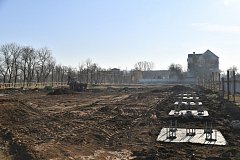 В Энгельсе началось строительство нового теннисного комплекса и футбольного манежа.