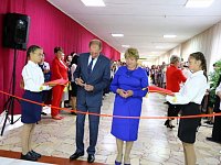 Торжественная церемония открытия Центра образования цифрового и гуманитарного профилей «Точка роста» в Татищевском лицее