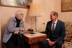 Поздравление ветерана военно-стратегической операции «Анадырь» Ловкиса Виталия Францевича