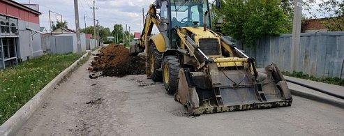 Начаты работы по строительству ветки нового водопровода в р.п. Татищево