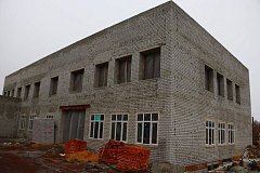 Глава района посетил строительную площадку в школе с.Мизино-Лапшиновка