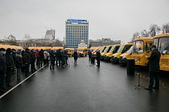 Автобусы для школьников. В район поступил новый автотранспорт