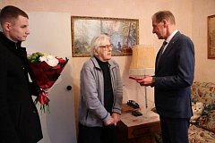 Поздравление ветерана военно-стратегической операции «Анадырь» Ловкиса Виталия Францевича