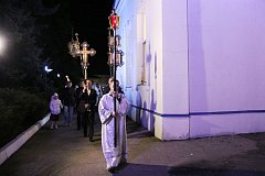 Пасхальное Богослужение  в храме в честь Казанской иконы Божией Матери в р.п. Татищево 