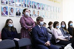  Глава Татищевского муниципального района П.В.Сурков провел очередное рабочее совещание по обходу специалистами администрации района закрепленной территории