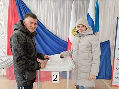 Жители района продолжают голосование на выборах президента РФ