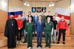  Торжественные проводы в ряды Российской армии