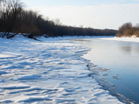 Весенний лёд коварен и опасен