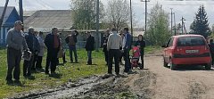 Собрание с жителями улиц М.Горького  и Комсомольского р.п.Татищево